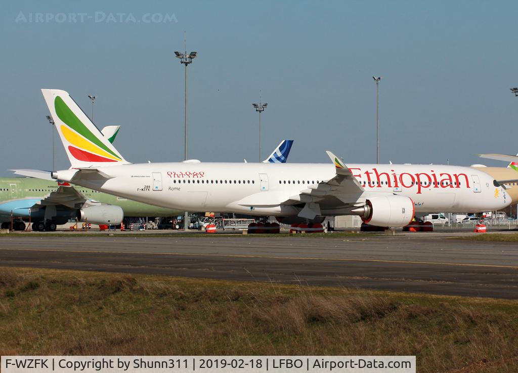 F-WZFK, 2019 Airbus A350-941 C/N 289, C/n 0289 - To be ET-AWM