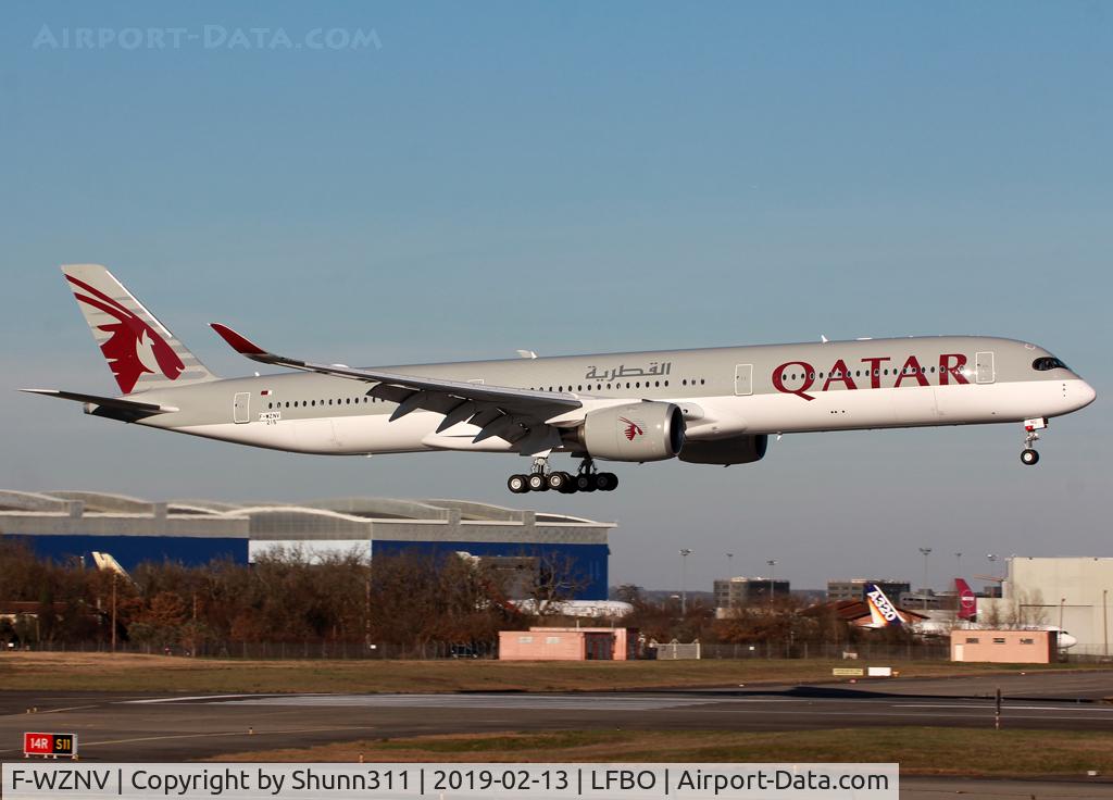 F-WZNV, 2019 Airbus A350-1041 C/N 215, C/n 0215 - To be A7-ANG