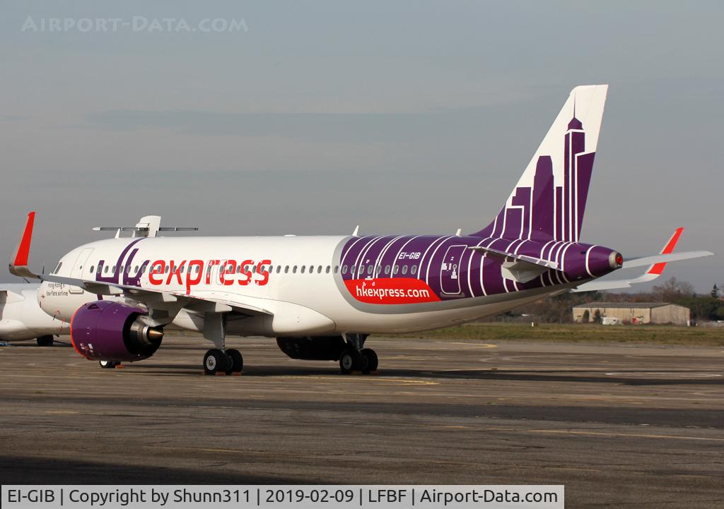 EI-GIB, 2018 Airbus A320-271N C/N 8371, Stored in HK Express c/s... Ntu...