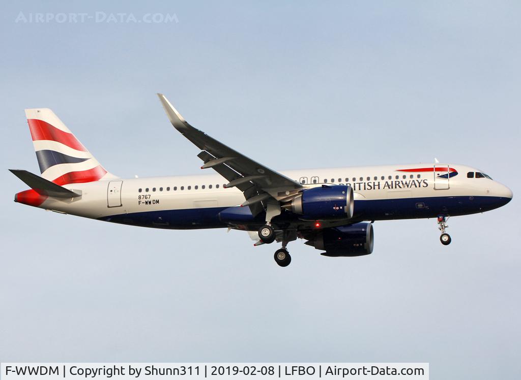 F-WWDM, 2019 Airbus A320-251N C/N 8767, C/n 8767 - To be G-TTNI
