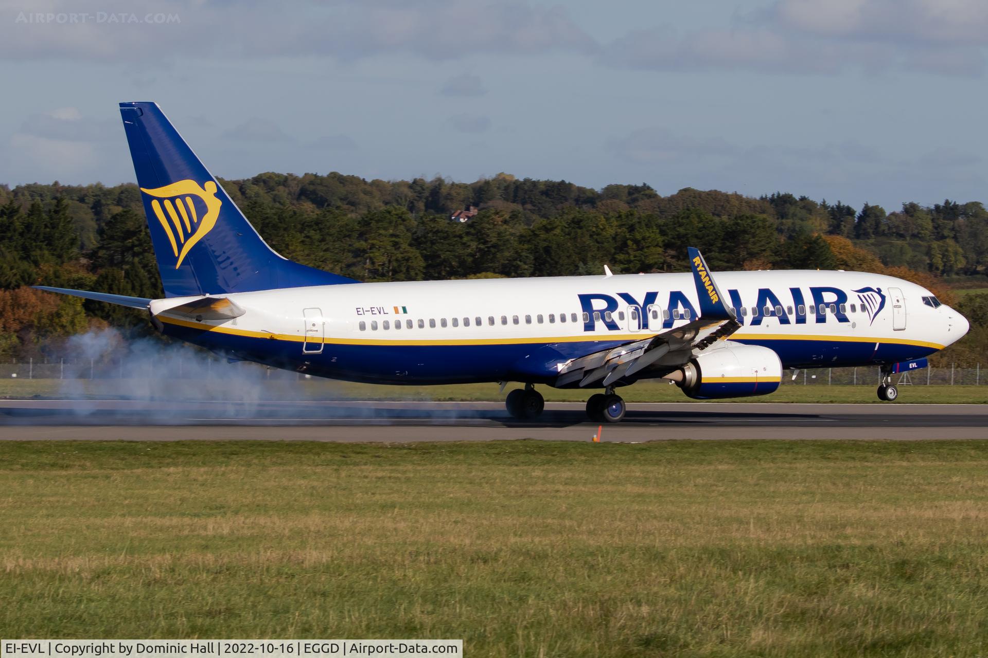 EI-EVL, 2012 Boeing 737-8AS C/N 40299, BRS 17/10/22