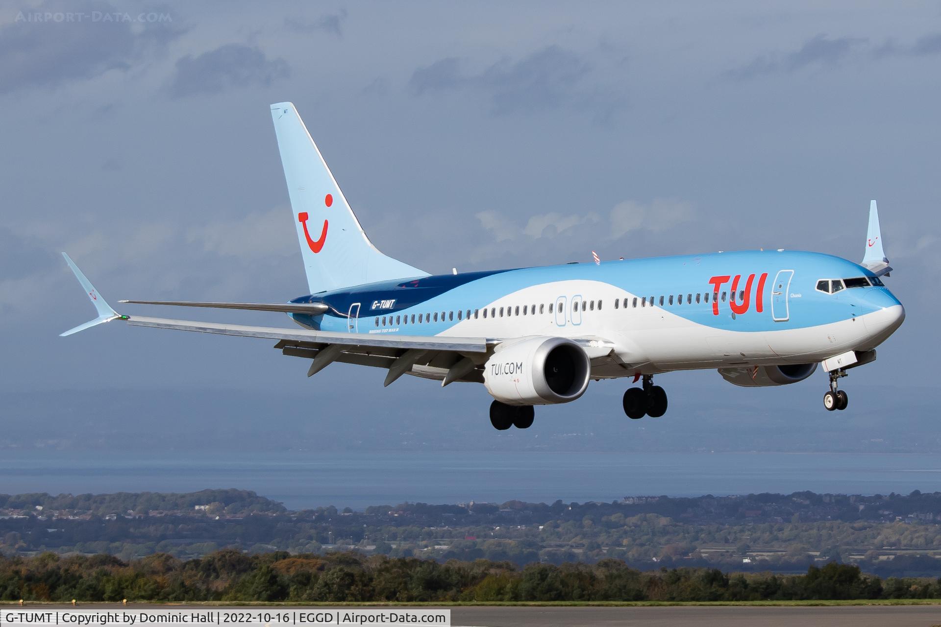 G-TUMT, 2018 Boeing 737-8 MAX C/N 44594, BRS 16/10/22
