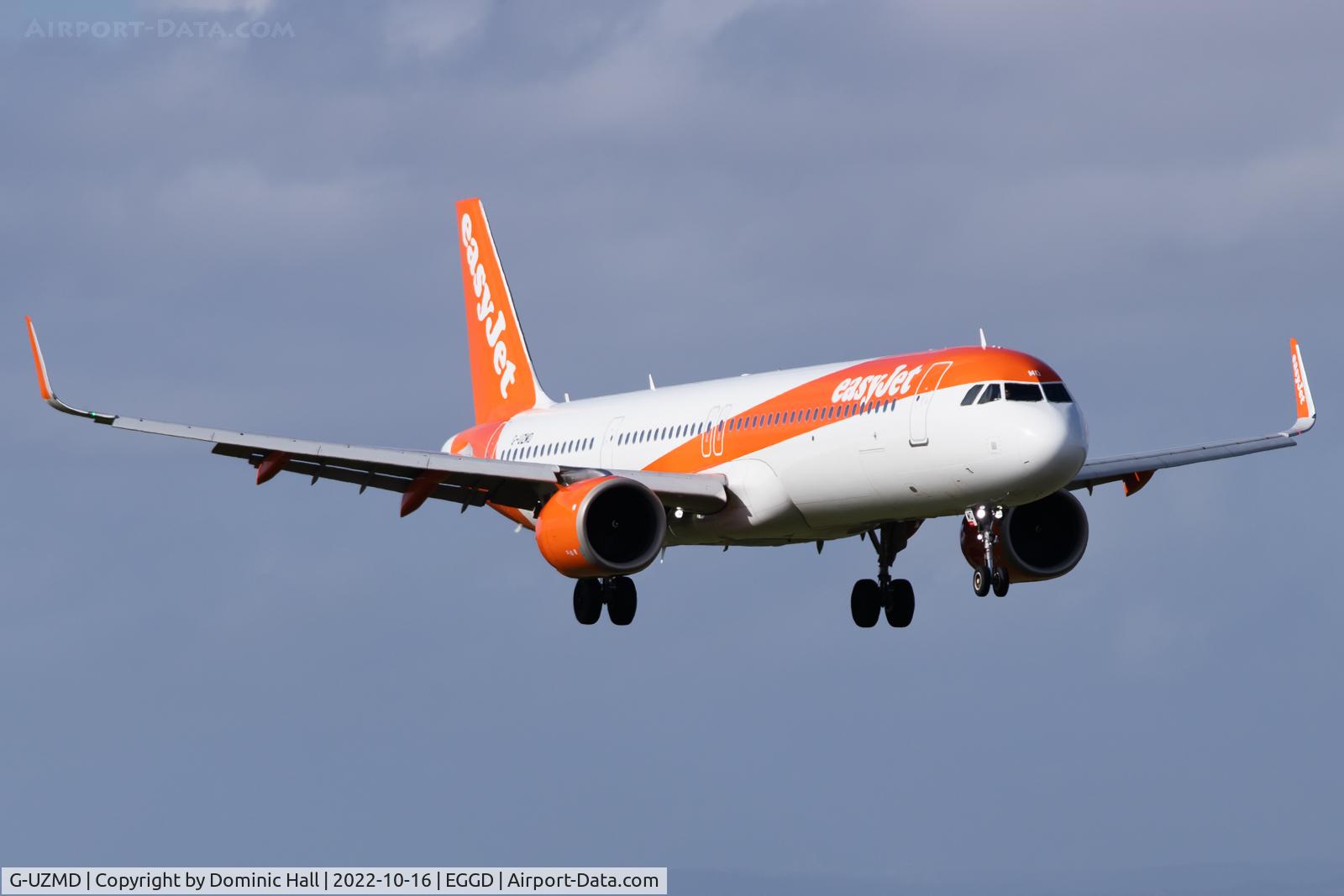 G-UZMD, 2018 Airbus A321-251NX C/N 8421, BRS 16/10/22