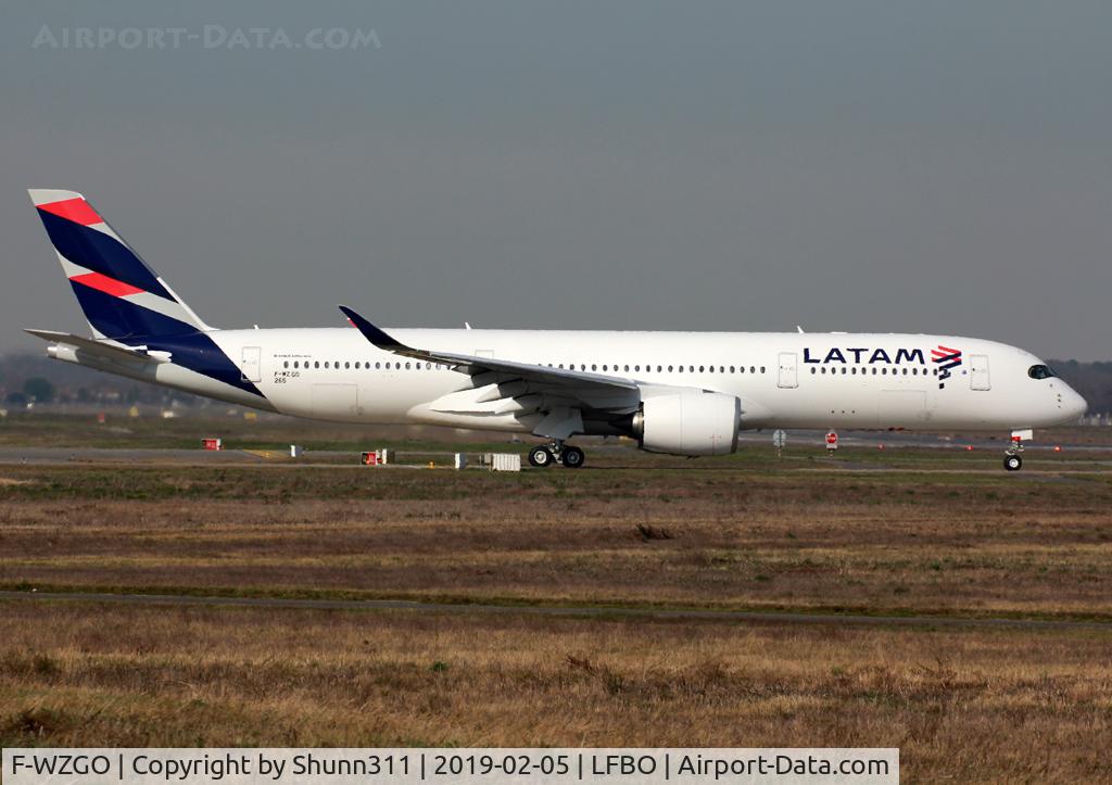F-WZGO, 2019 Airbus A350-941 C/N 265, C/n 0265 - To be A7-AQA flying for Qatar Airways in LATAM c/s