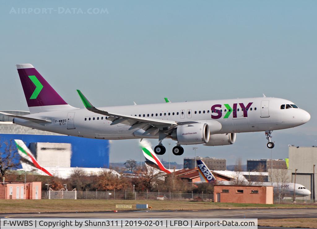 F-WWBS, 2019 Airbus A320-251N C/N 8731, C/n 8731 - To be CC-AZJ