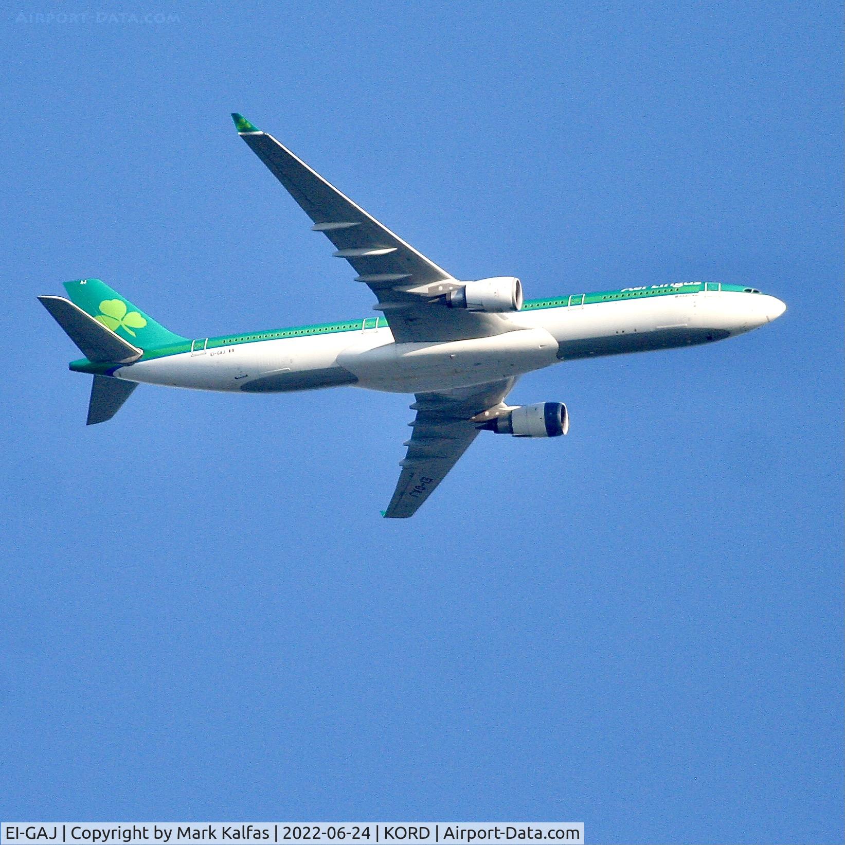 EI-GAJ, 2017 Airbus A330-302 C/N 1791, Aer Lingus A333 arriving at KORD from EIDW