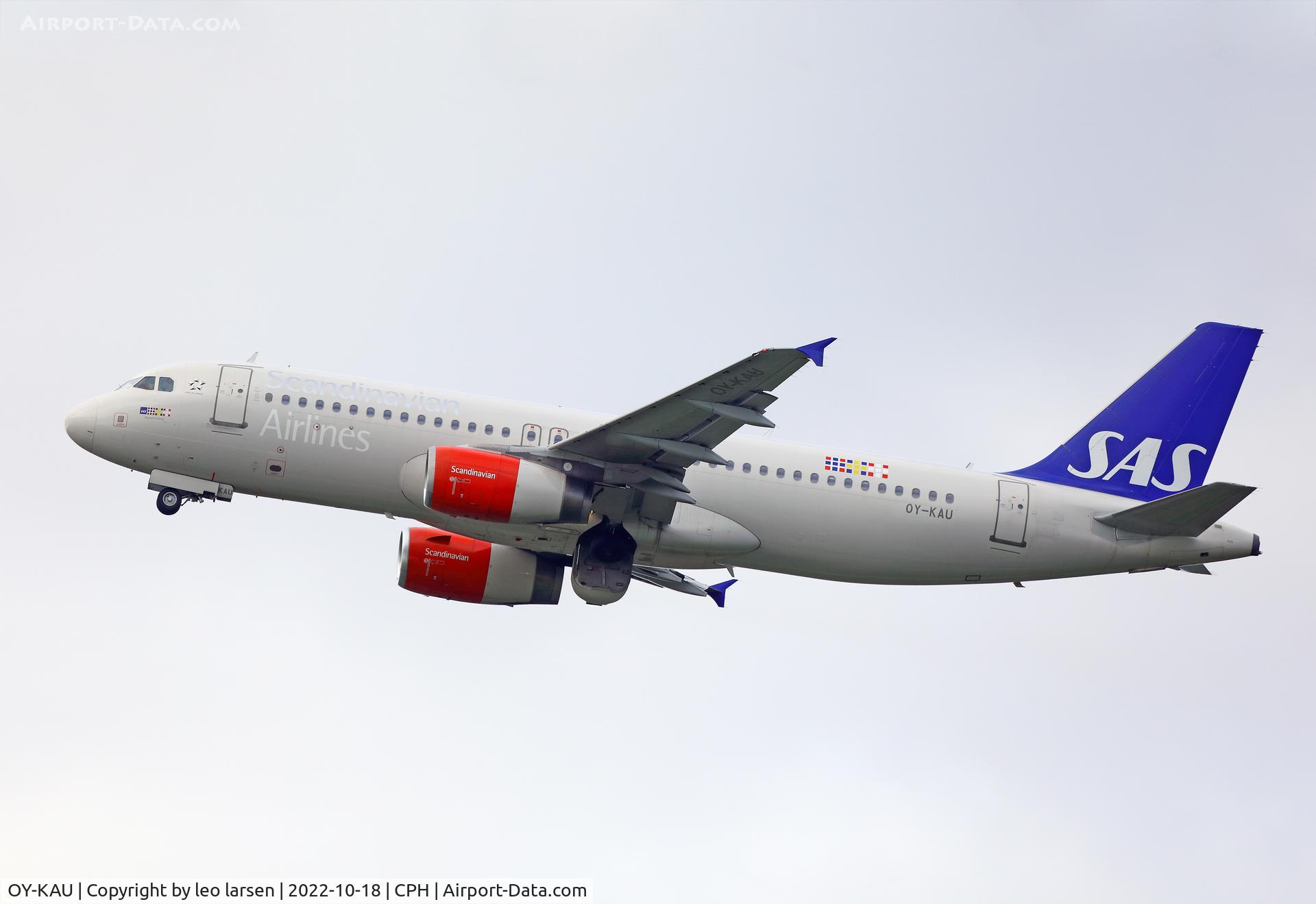 OY-KAU, 2007 Airbus A320-232 C/N 3227, Copenhagen 18.10.2022