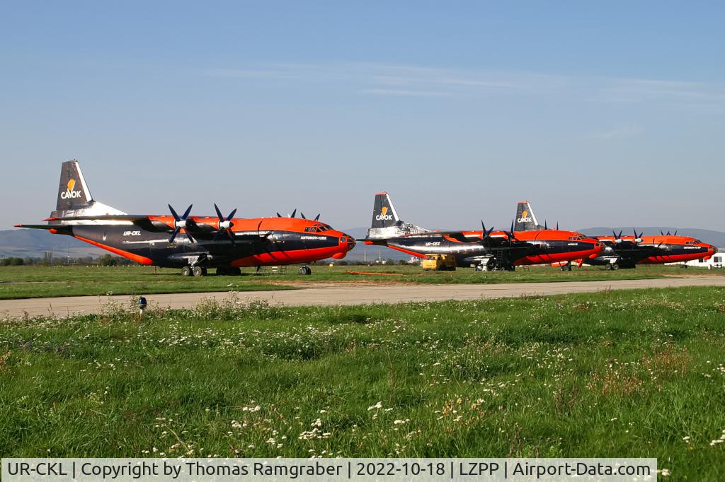 UR-CKL, 1971 Antonov An-12BP C/N 01348005, Cavok Air Antonov An-12 +  UR-CEZ + UR-CKM