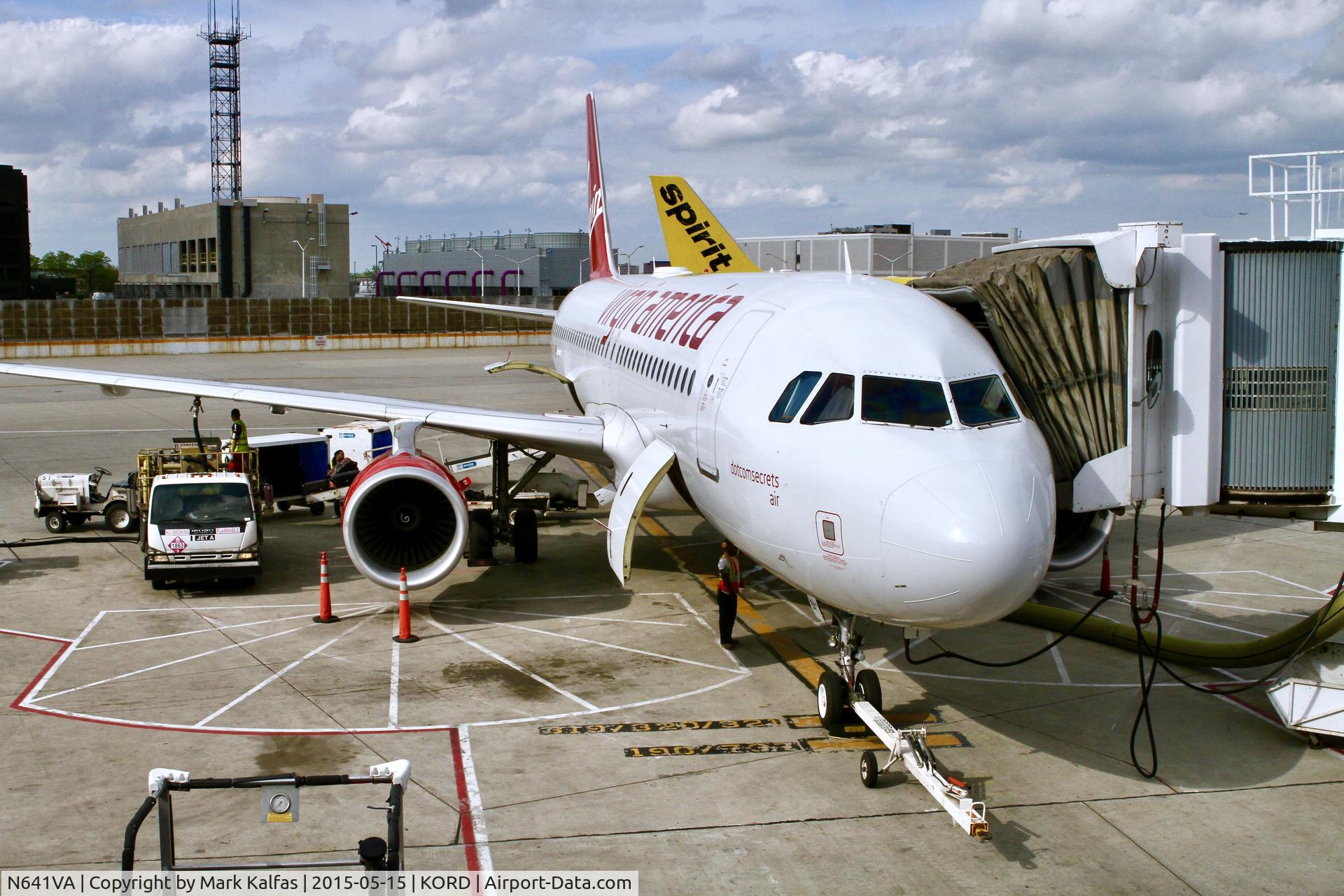 N641VA, 2008 Airbus A320-214 C/N 3656, Virgin America A320 at ORD.