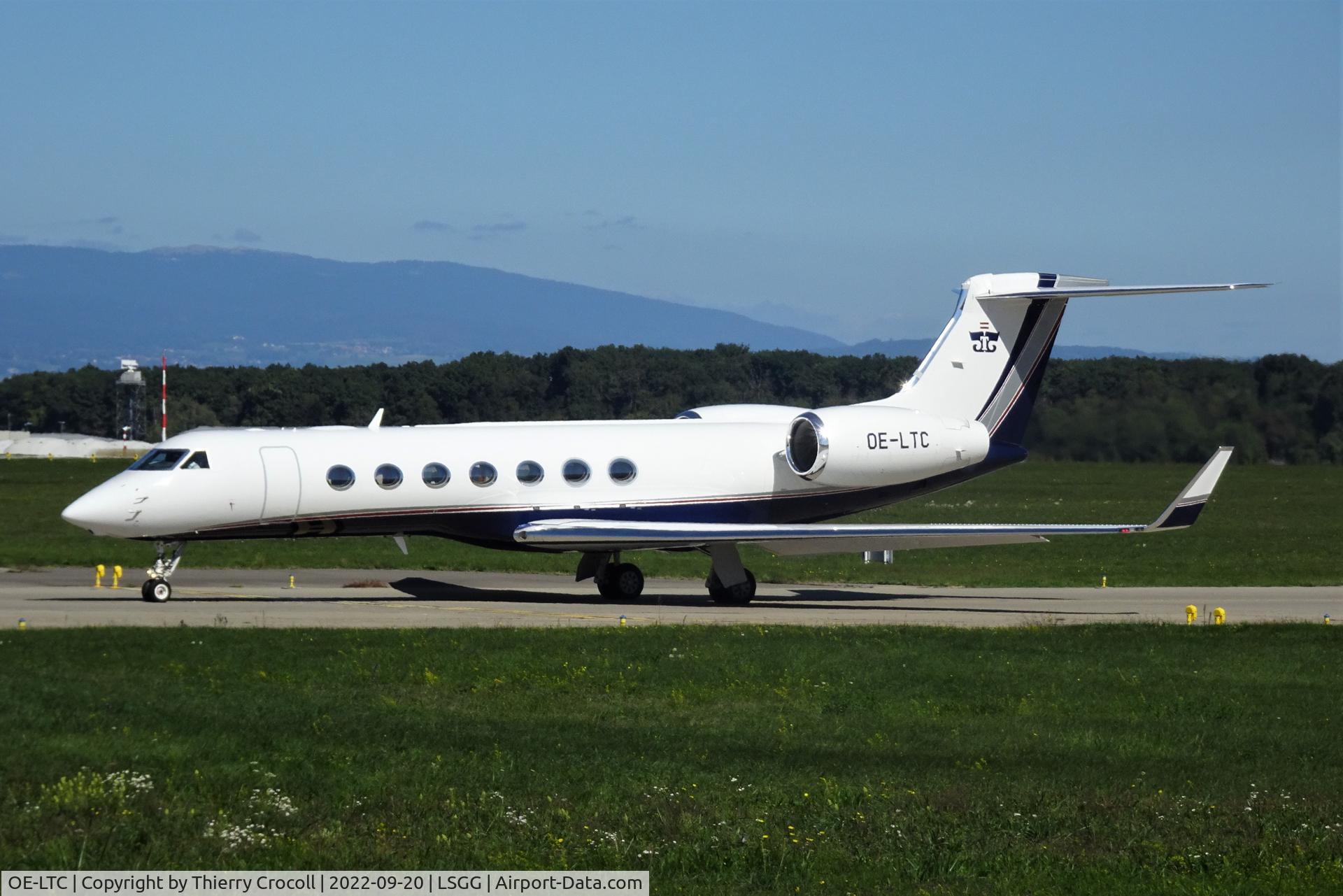 OE-LTC, 2013 Gulfstream Aerospace GV-SP (G550) C/N 5452, Departing to Van Nuys, CA USA