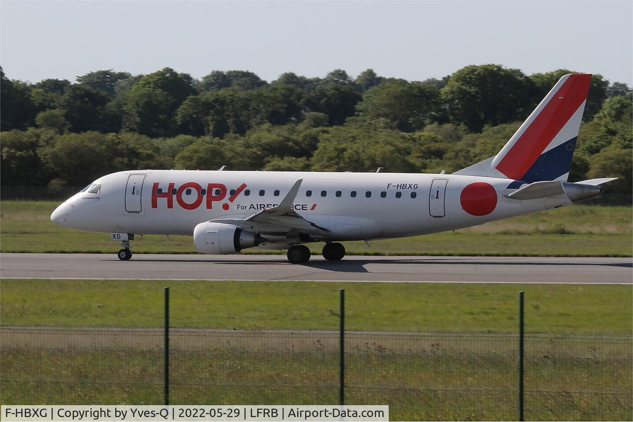 F-HBXG, 2009 Embraer 170ST (ERJ-170-100ST) C/N 17000301, Embraer 170ST, Taxiing  rwy 07R, Brest-Bretagne airport (LFRB-BES)