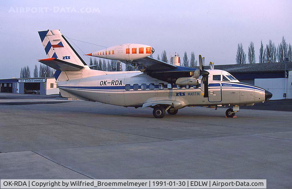 OK-RDA, 1986 Let L-410UVP-E5 Turbolet C/N 861813, ZTS Martin - at Dortmund Airport.