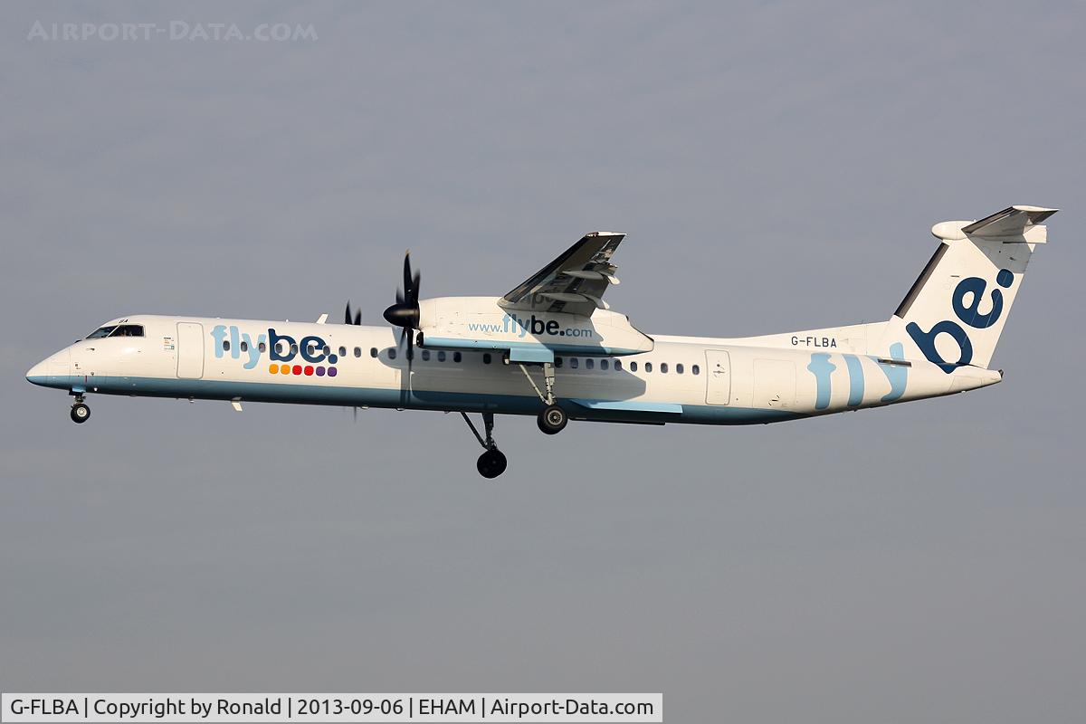 G-FLBA, 2009 De Havilland Canada DHC-8-402Q Dash 8 C/N 4253, at spl