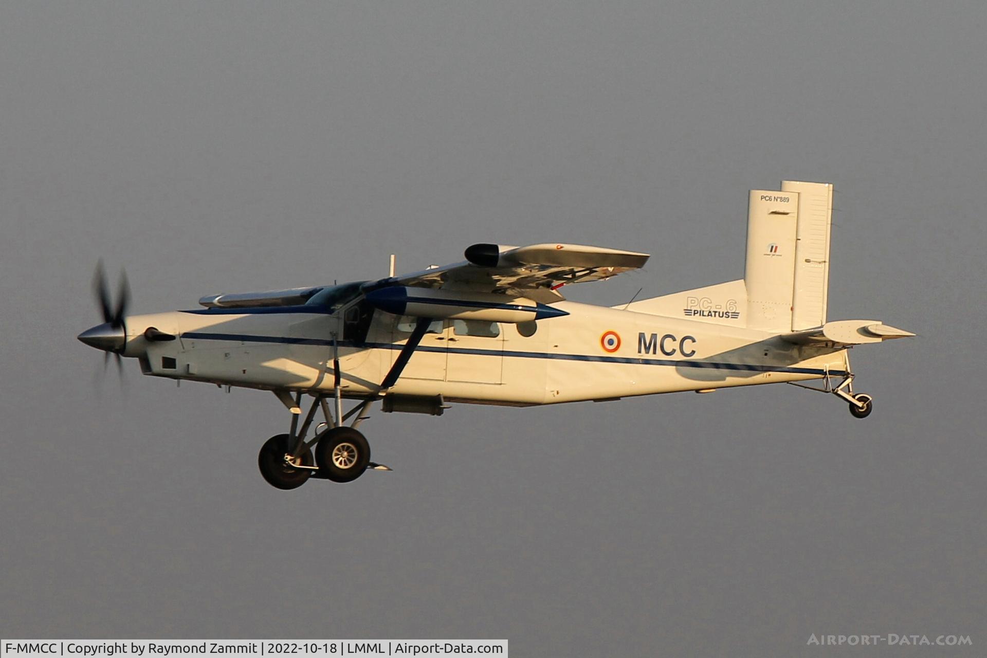 F-MMCC, 1992 Pilatus PC-6/B2-H4 Turbo Porter C/N 889, Pilatus PC-6/B2-H4 Turbo-Porter F-MMCC/889 French Army