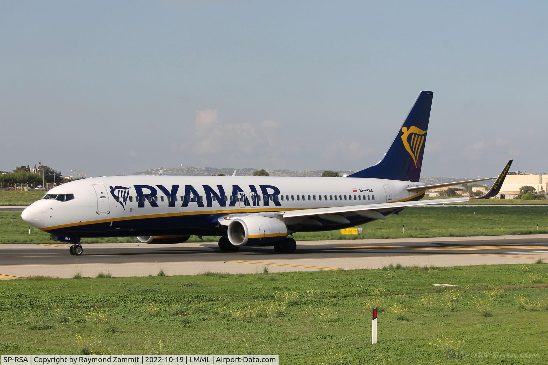 SP-RSA, 2014 Boeing 737-8AS C/N 44686, B737-800 SP-RSA Ryanair Sun