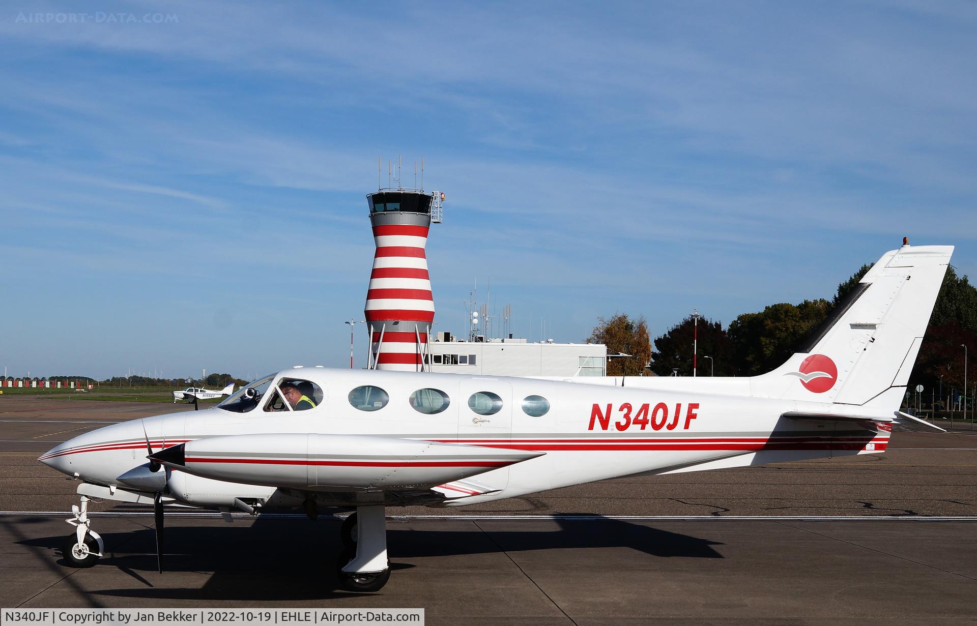 N340JF, 1978 Cessna 340A C/N 340A0451, Lelystad Airport