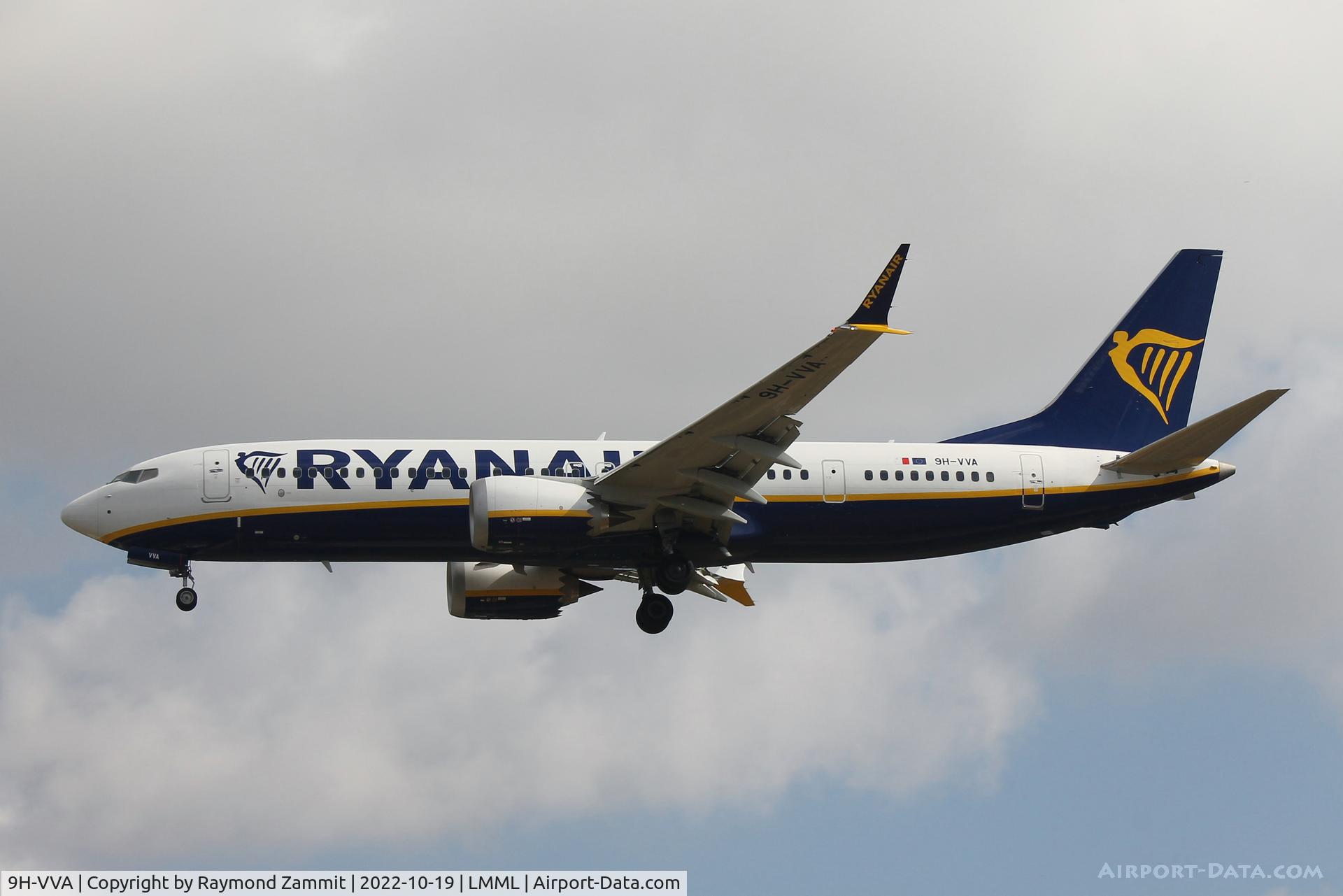 9H-VVA, 2022 Boeing 737-8-200 MAX C/N 65894, B737-8-MAX 9H-VVA Malta Air