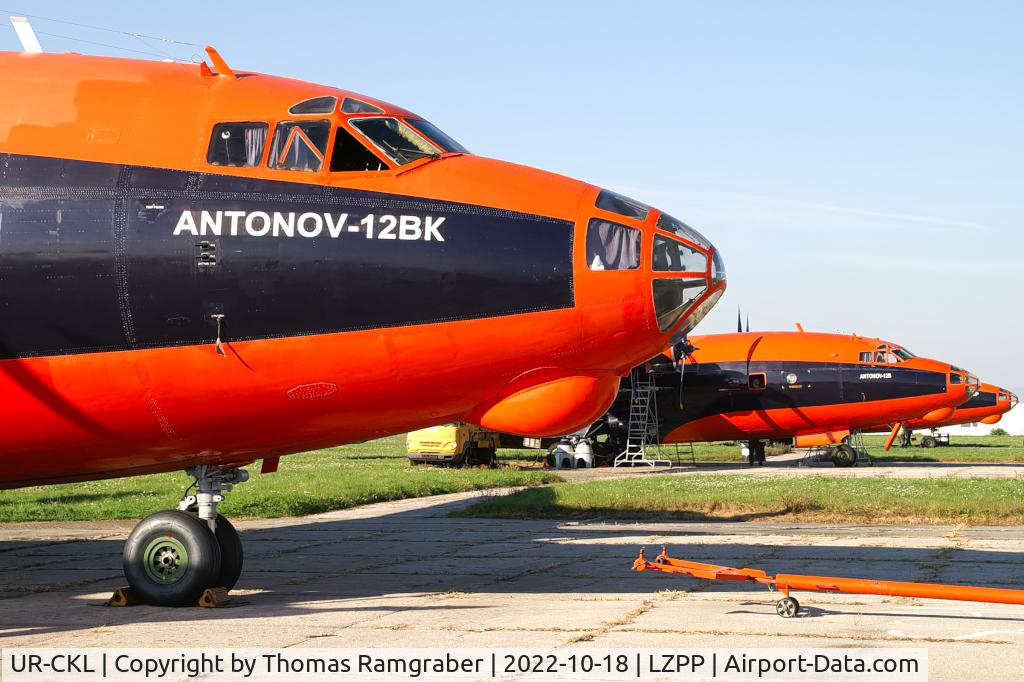 UR-CKL, 1971 Antonov An-12BP C/N 01348005, Cavok Air Antonov An-12 + UR-CEZ + UR-CKM