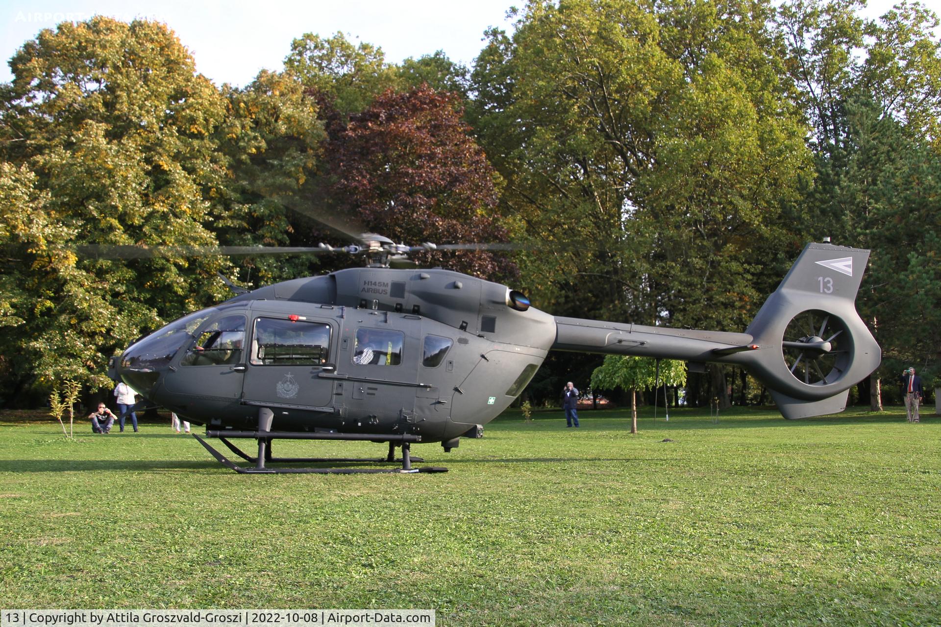 13, 2019 Airbus Helicopters H-145M C/N 20322, Balatonkenese Military resort, Hungary
