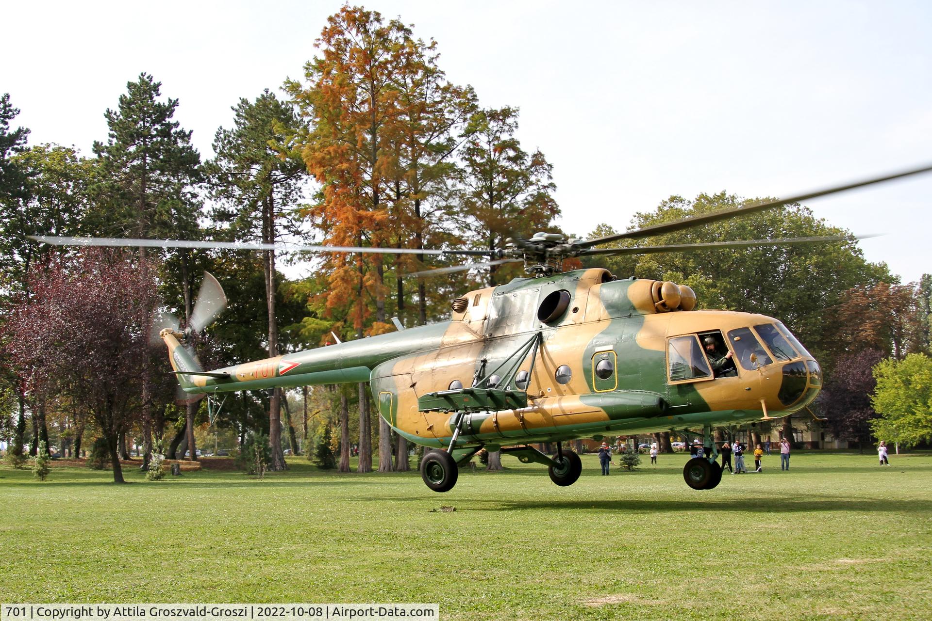 701, 1987 Mil Mi-17 Hip C/N 104M01, Balatonkenese Military resort, Hungary