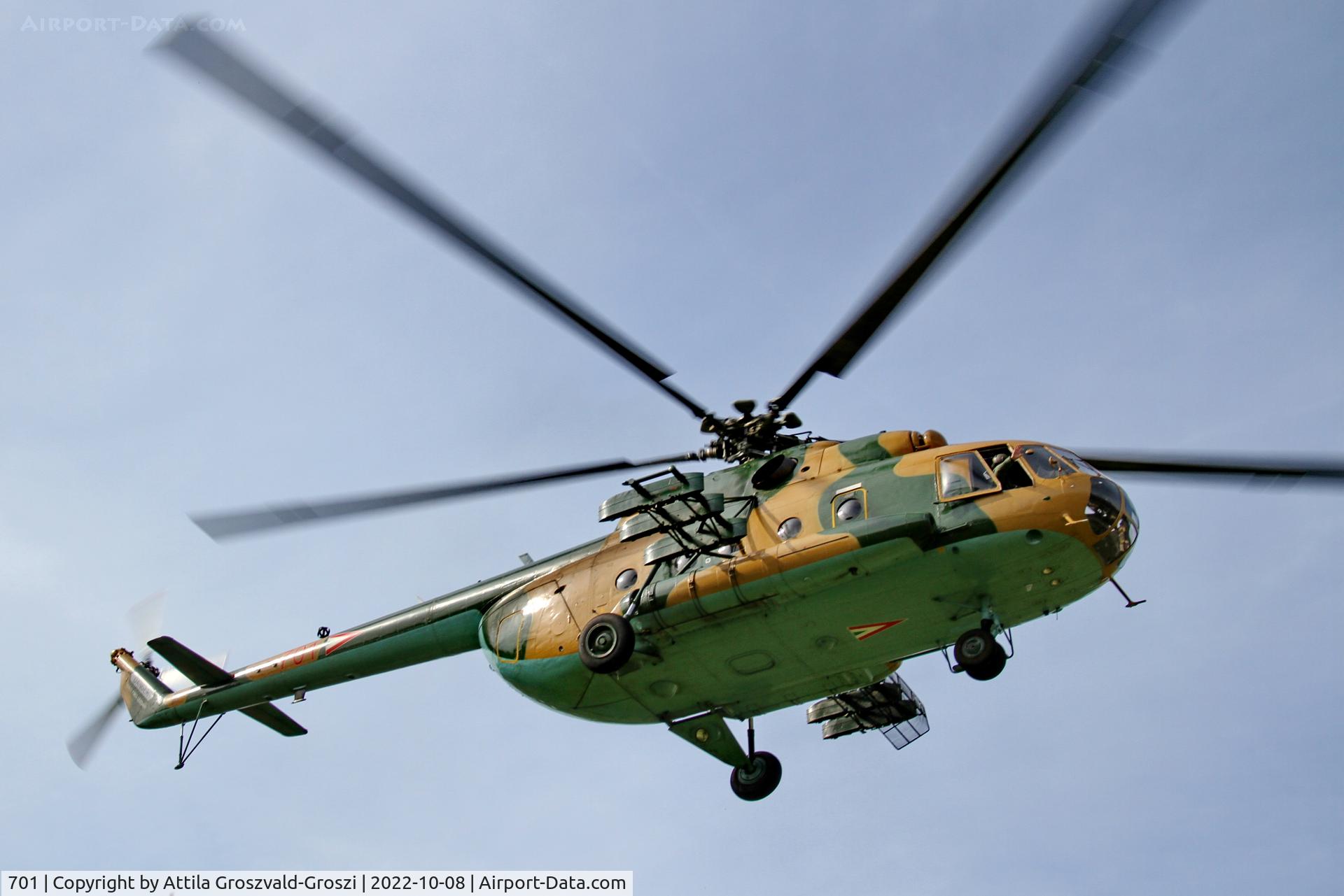 701, 1987 Mil Mi-17 Hip C/N 104M01, Balatonkenese Military resort, Hungary