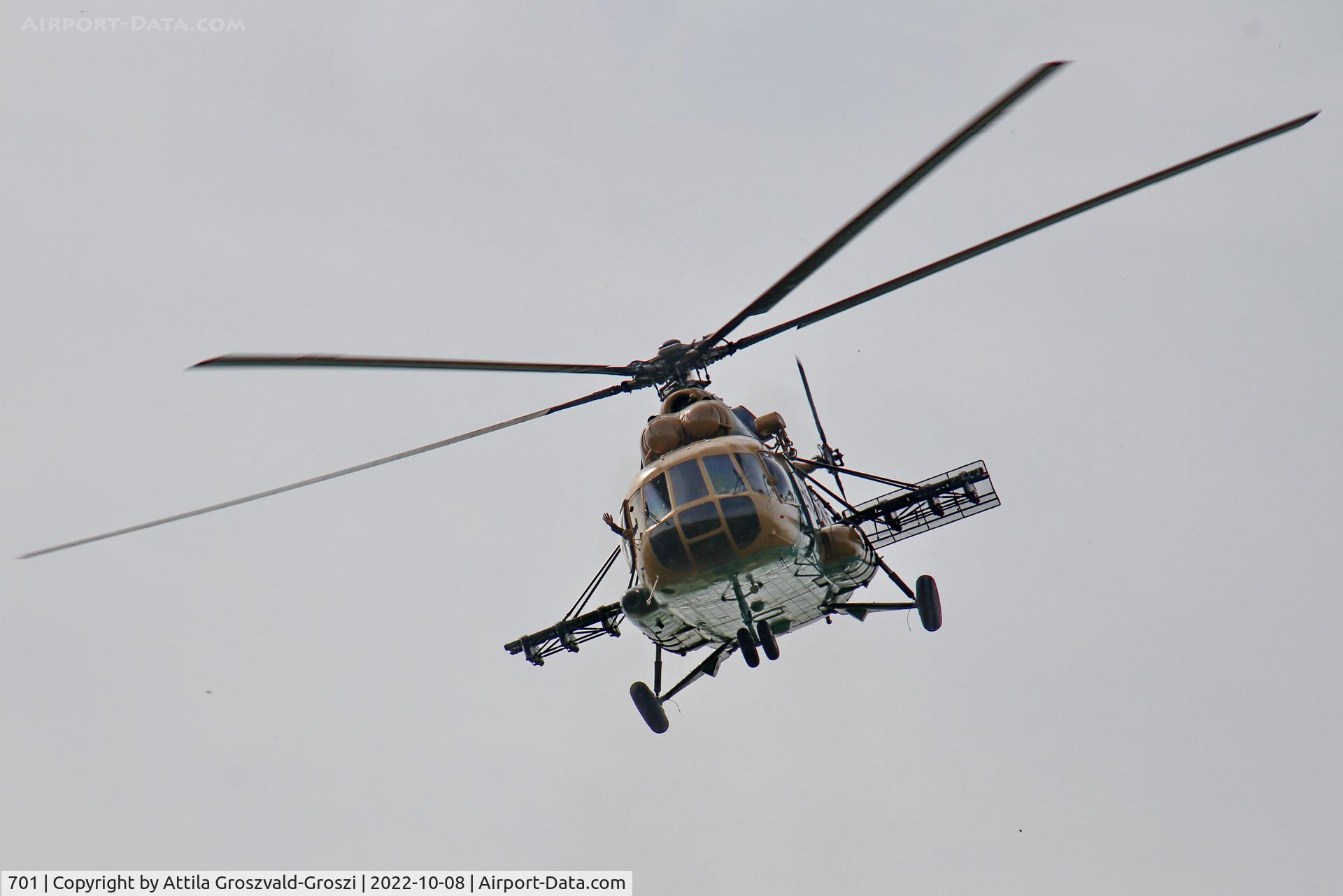 701, 1987 Mil Mi-17 Hip C/N 104M01, Balatonkenese Military resort, Hungary