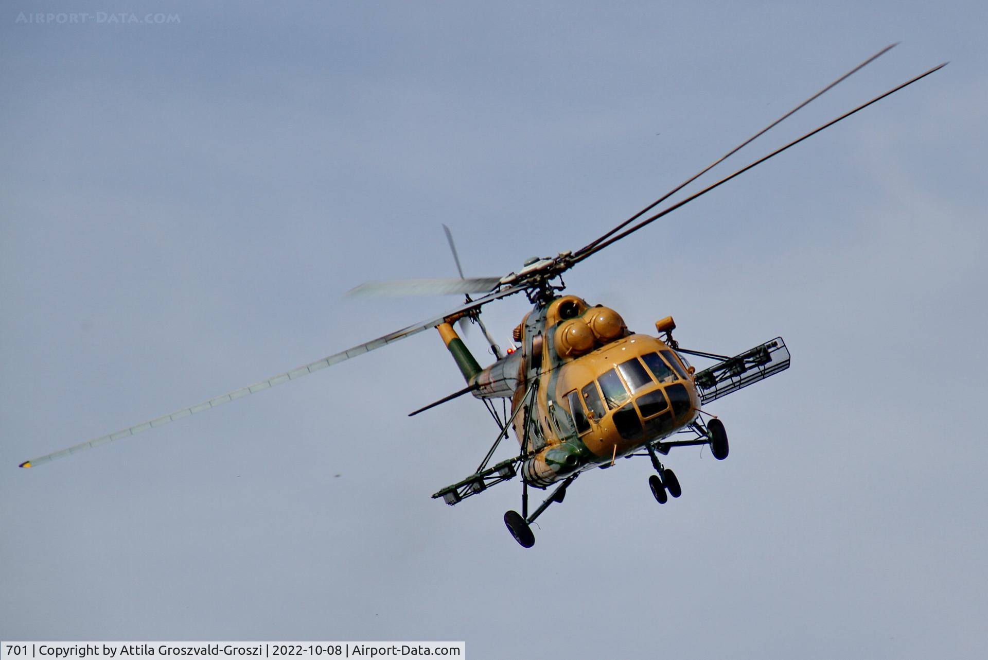 701, 1987 Mil Mi-17 Hip C/N 104M01, Balatonkenese Military resort, Hungary
