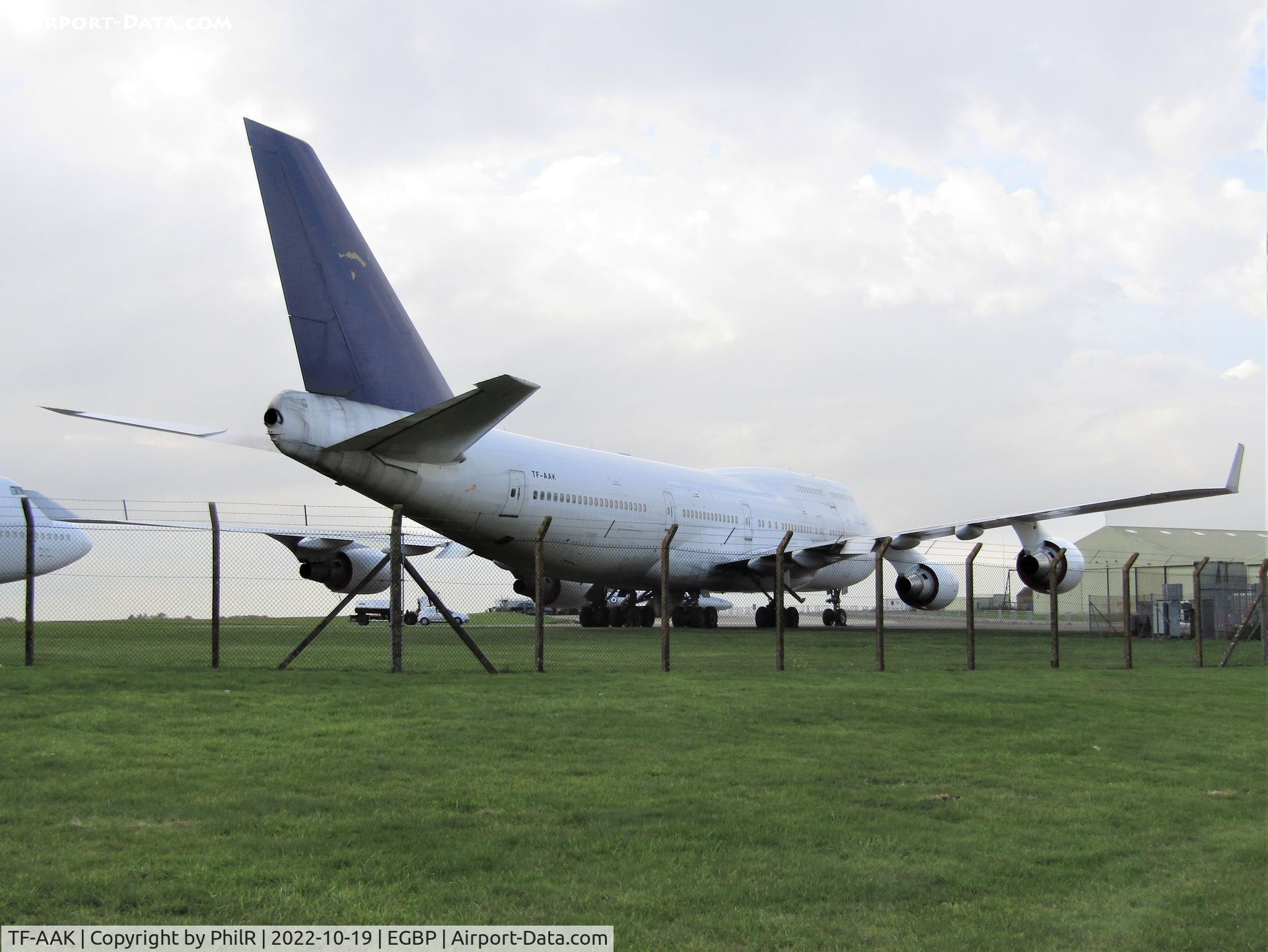 TF-AAK, 2003 Boeing 747-428 C/N 32868, TF-AAK 2003 Boeing 747-400 Saudia (Air Atlanta) Kemble