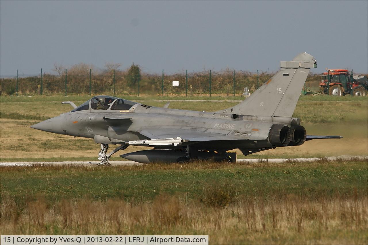 15, Dassault Rafale M C/N 15, Dassault Rafale M,  Holding point rwy 08, Landivisiau naval air base (LFRJ)