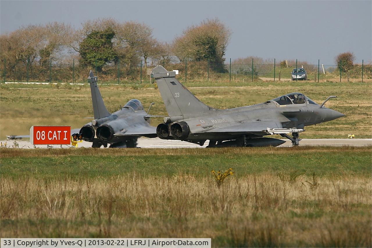 33, Dassault Rafale M C/N 33, Dassault Rafale M,  Holding point rwy 08, Landivisiau naval air base (LFRJ)