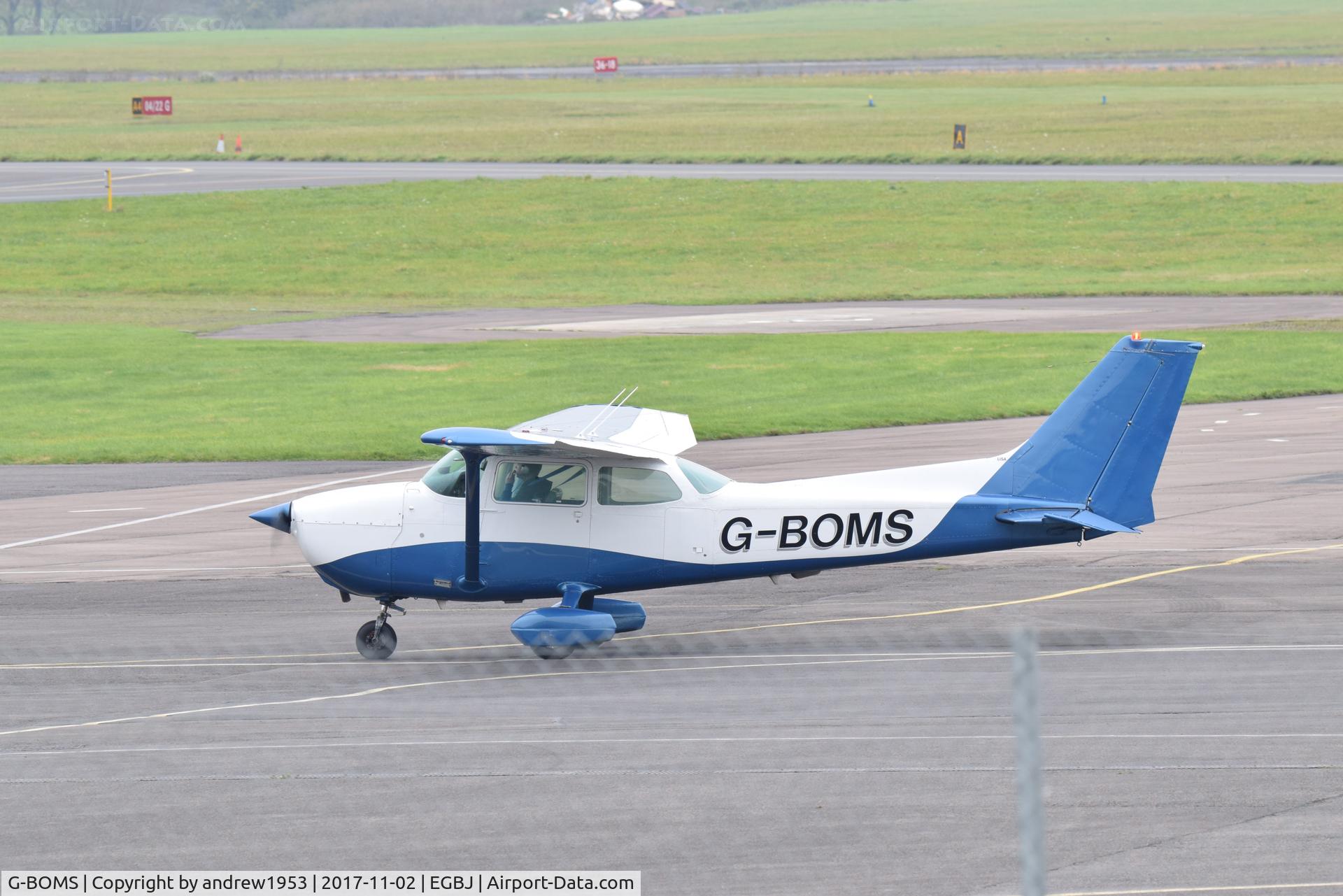 G-BOMS, 1978 Cessna 172N C/N 172-69448, G-BOMS at Gloucestershire Airport.