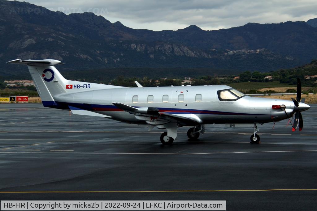 HB-FIR, Pilatus PC-12NGX C/N 2008, Parked
