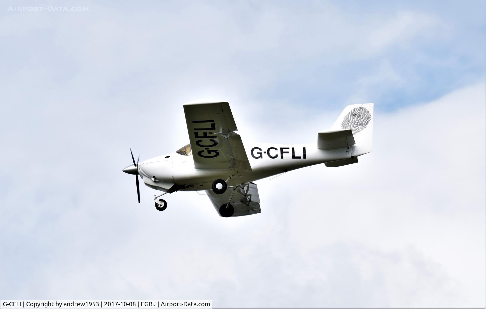 G-CFLI, 2010 Europa Tri Gear C/N PFA 247-13144, G-CFLI at Gloucestershire Airport.