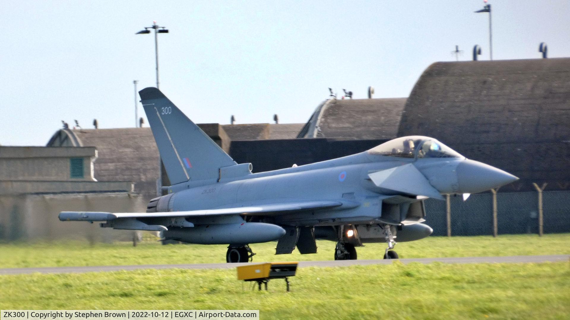 ZK300, 2009 Eurofighter EF-2000 Typhoon FGR.4 C/N BS052, ZK300 300 Seen at RAF Coningsby 12th Oct 2022