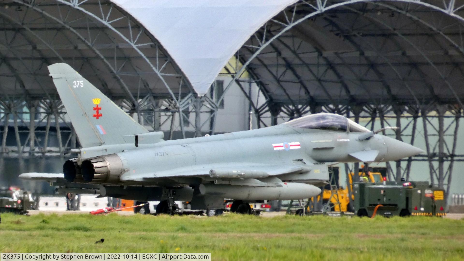 ZK375, 2016 Eurofighter EF-2000 Typhoon FGR4 C/N BS136, ZK375 375 RAF Coningsby Oct 14th 2022