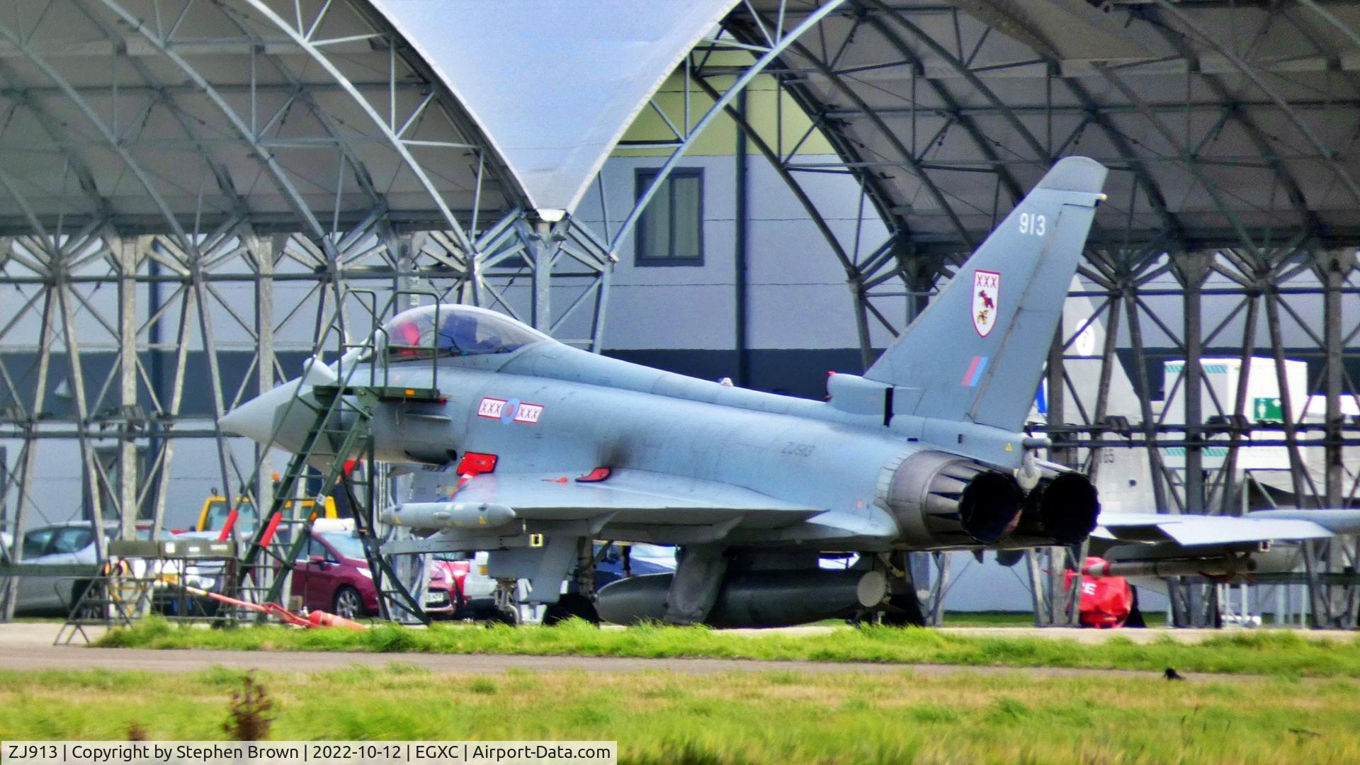 ZJ913, 2004 Eurofighter EF-2000 Typhoon FGR4 C/N 0047/BS004, ZJ913 RAF Coningsby Oct 12th 2022