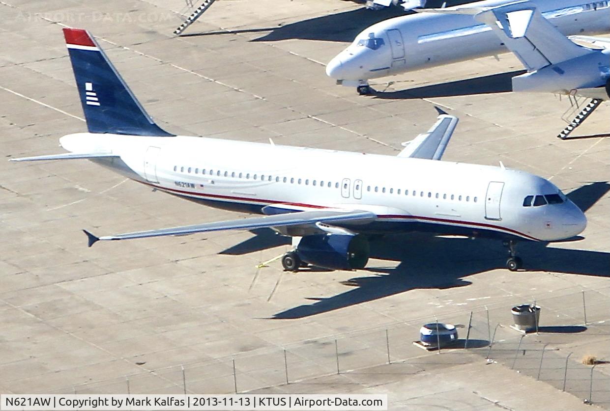 N621AW, 1989 Airbus A320-231 C/N 053, US AIRWAYS N621AW at Acsent Aviation Services in Tuscon