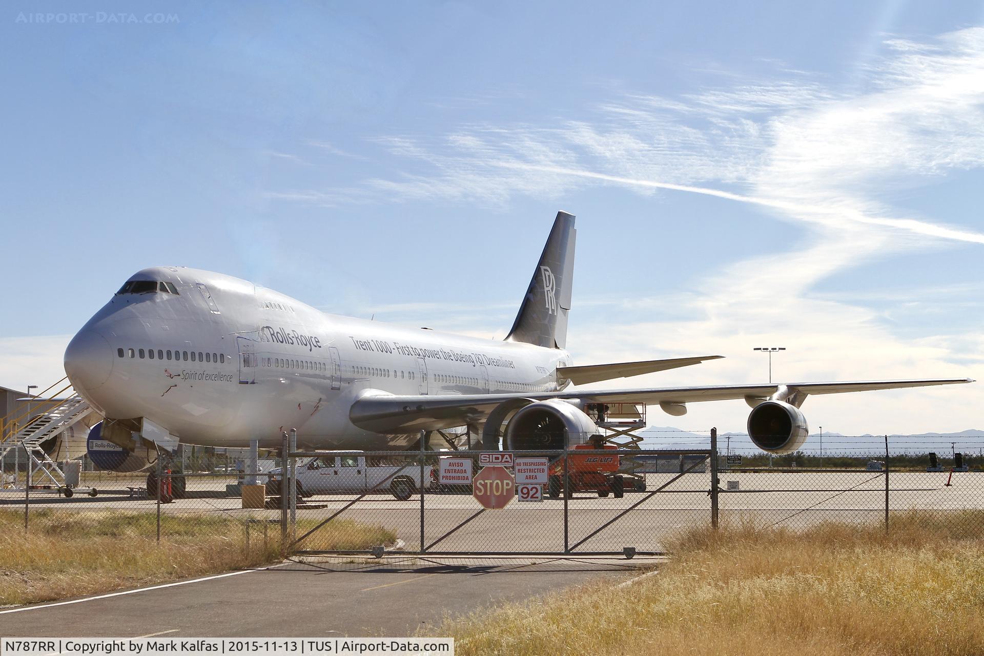 N787RR, 1980 Boeing 747-267B C/N 21966, Spirit of Excellence at Tuscon