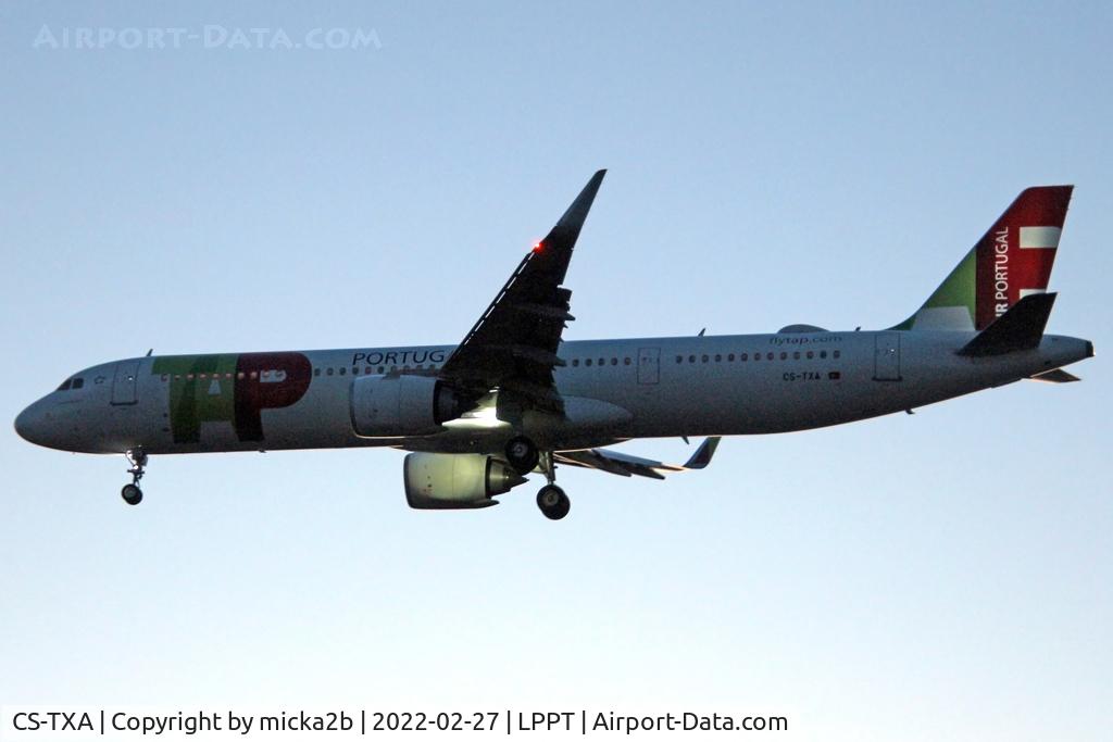 CS-TXA, 2019 Airbus A321-251NX C/N 8593, Landing