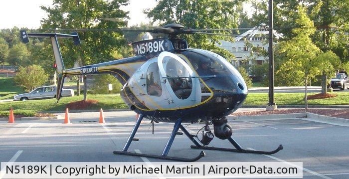 N5189K, 1984 Hughes 369E C/N 0095E, Gwinnett County Police Helicopter