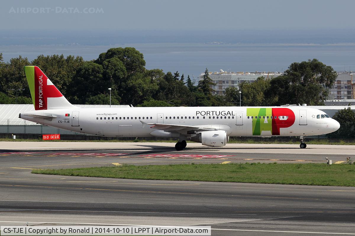 CS-TJE, 2000 Airbus A321-211 C/N 1307, at lis