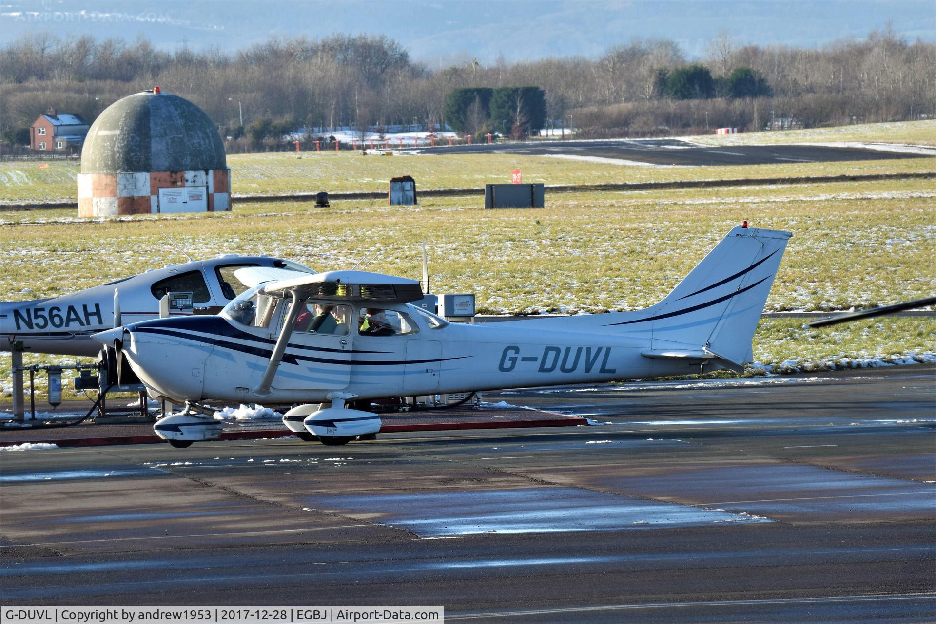 G-DUVL, 1978 Reims Cessna F172N C/N 1723, G-DUVL at Gloucestershire Airport.