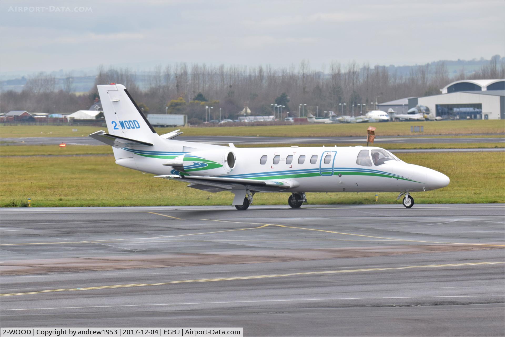 2-WOOD, 2002 Cessna 550 Citation Bravo C/N 550-1042, 2-WOOD at Gloucestershire Airport.
