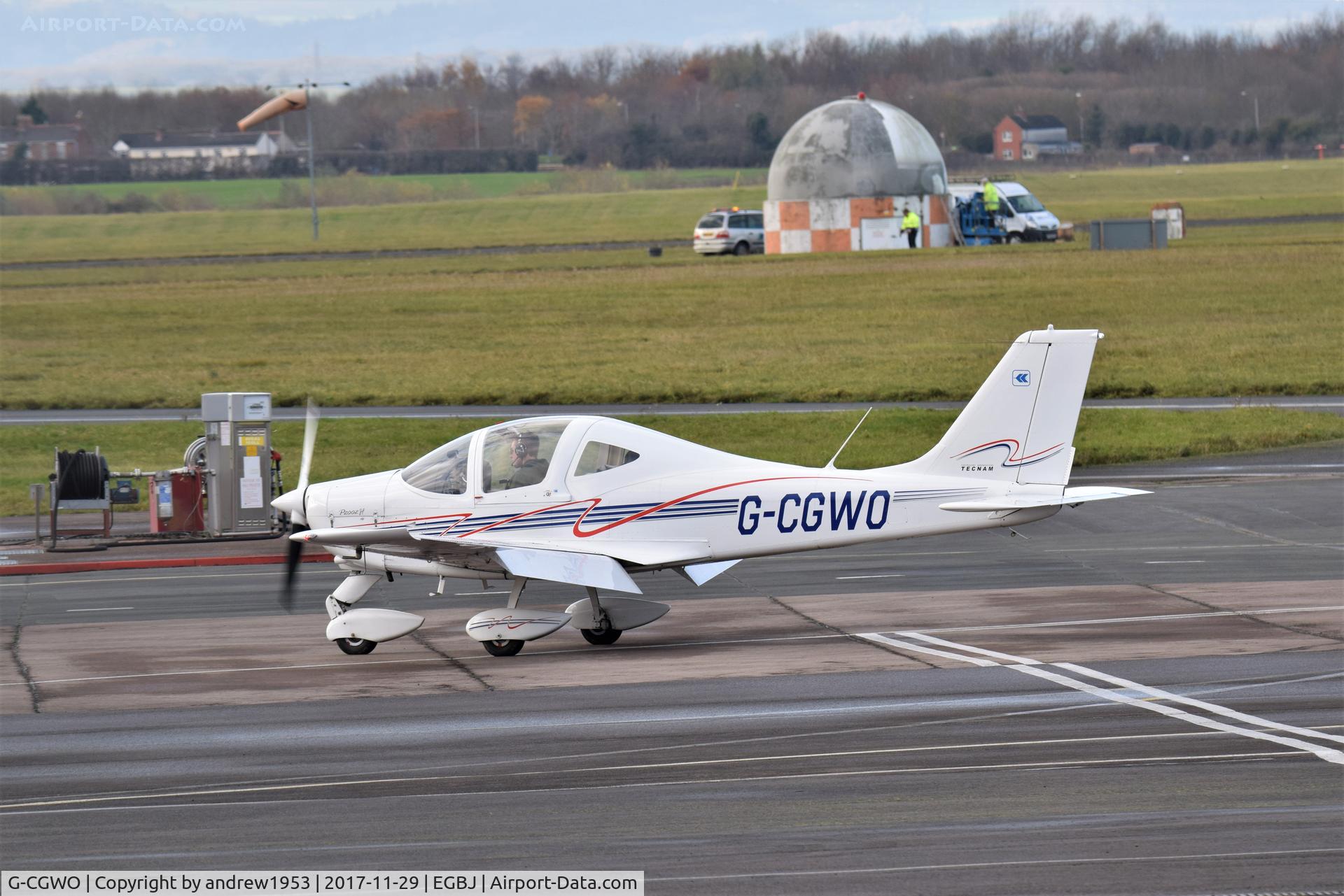 G-CGWO, 2011 Tecnam P-2002JF Sierra C/N 168, G-CGWO at Gloucestershire Airport.