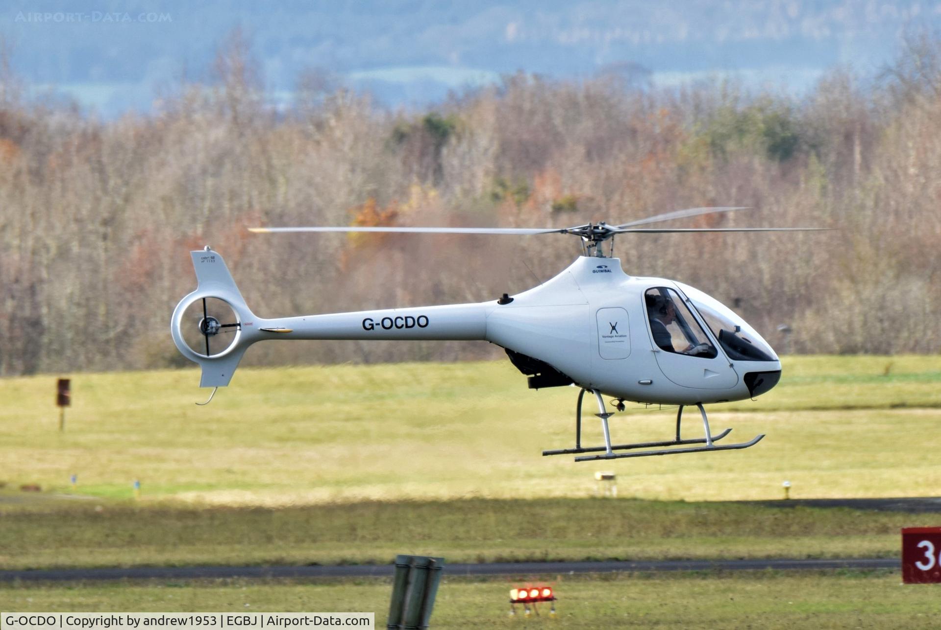 G-OCDO, 2016 Guimbal Cabri G2 C/N 1133, G-OCDO at Gloucestershire Airport.