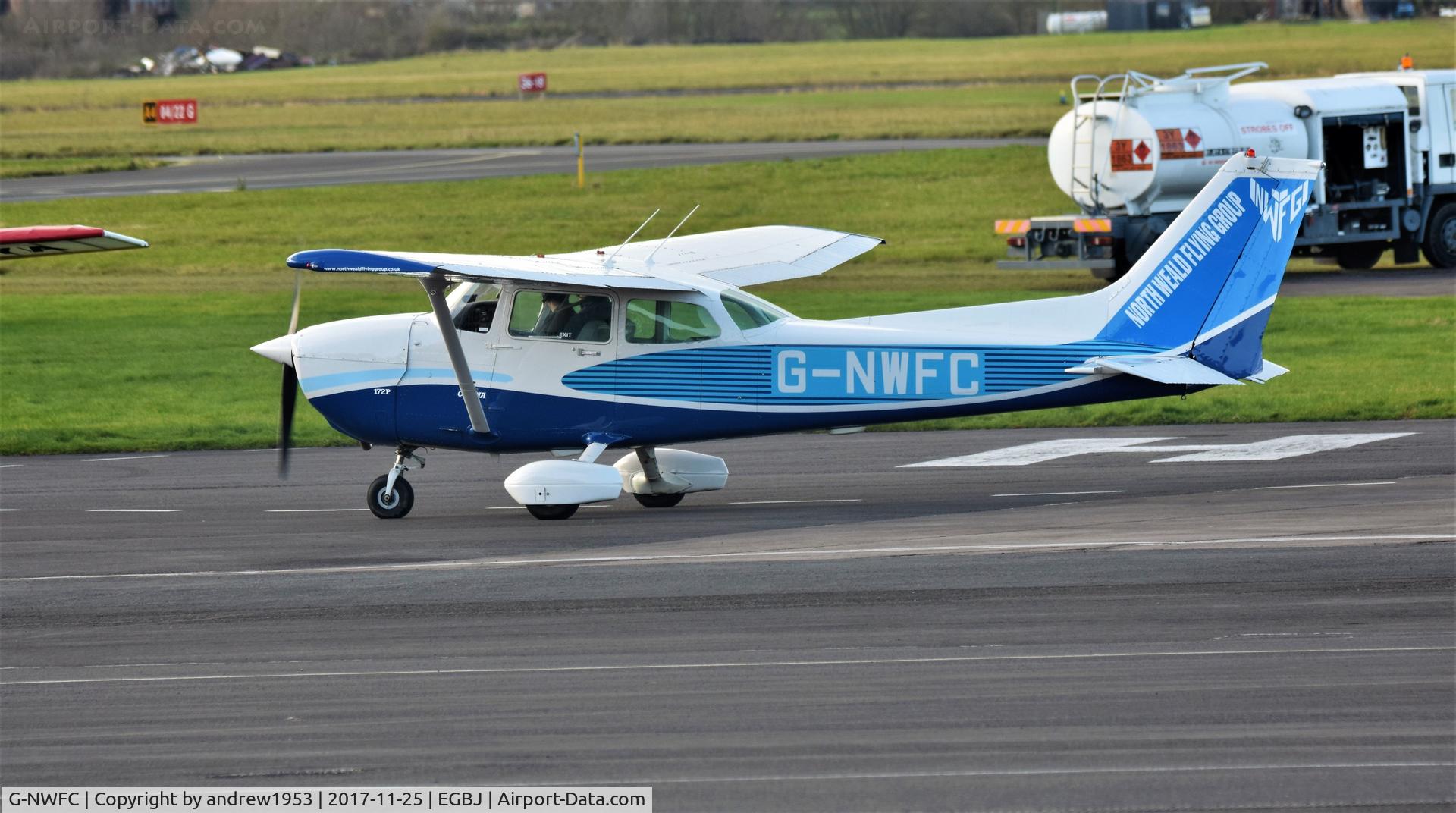 G-NWFC, 1985 Cessna 172P C/N 172-76305, G-NWFC at Gloucestershire Airport.