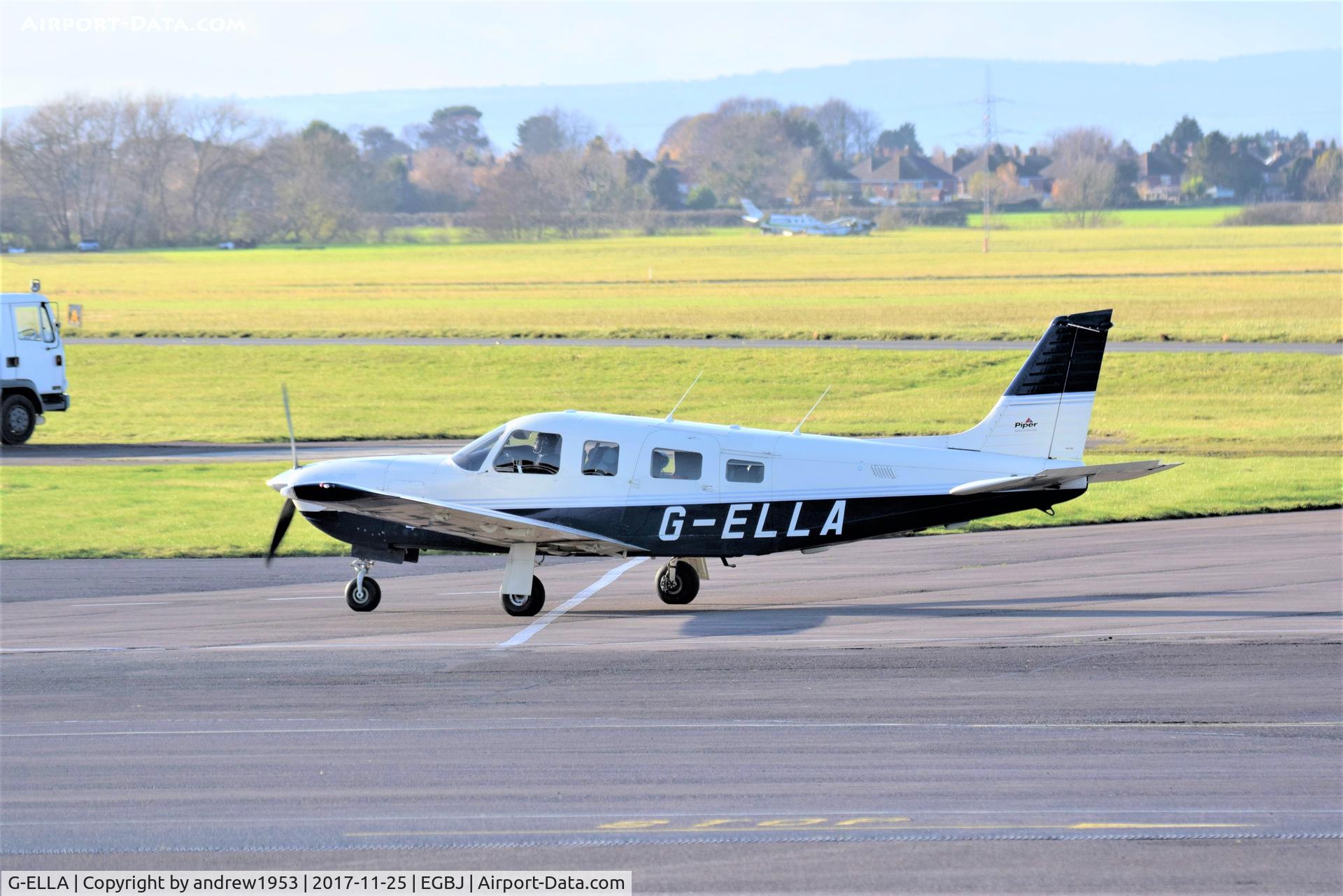 G-ELLA, 1996 Piper PA-32R-301 Saratoga SP C/N 32-46050, G-ELLA at Gloucestershire Airport.