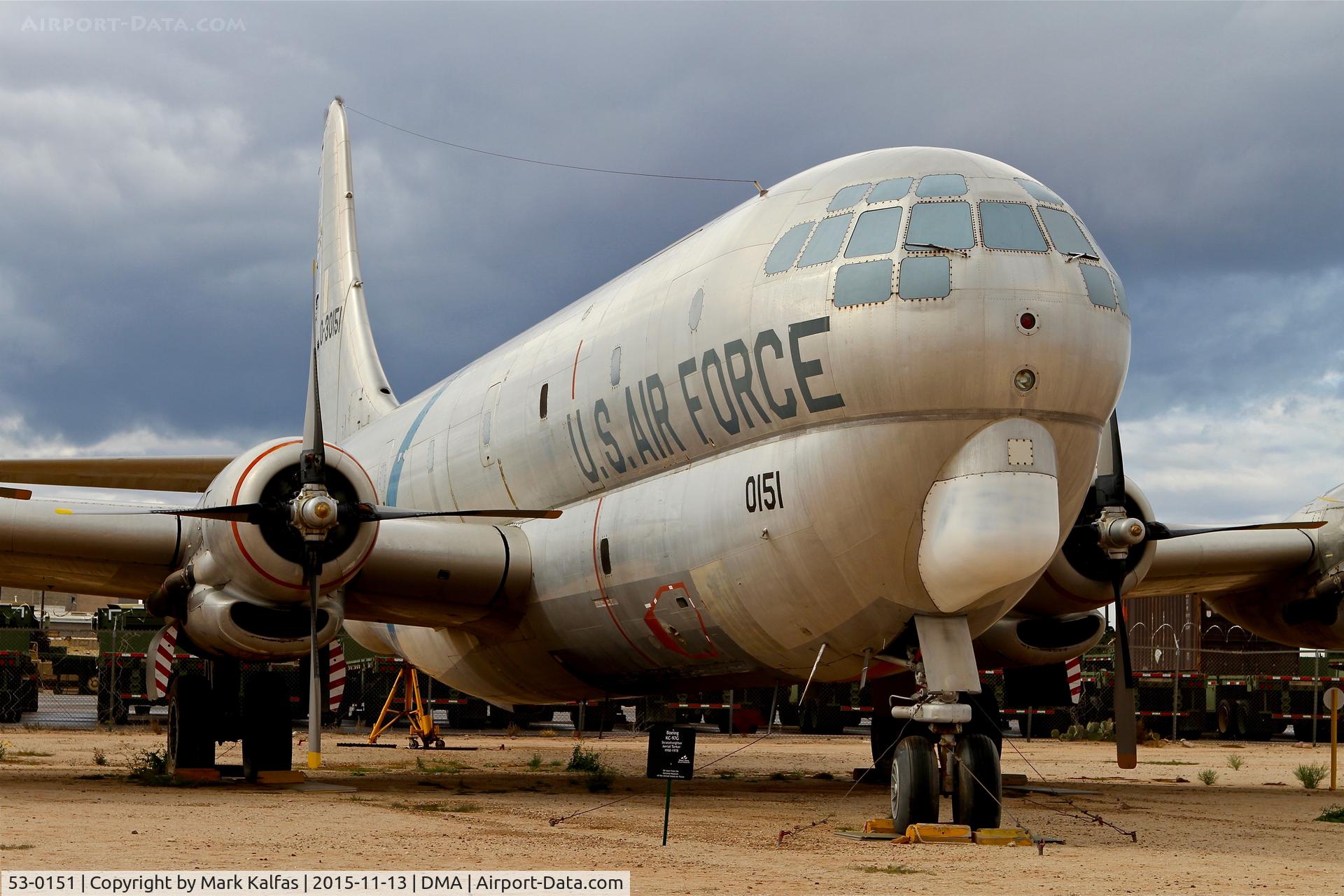 53-0151, Boeing KC-97G Stratotanker C/N 16933, KC-97G  53-0151 at Pima