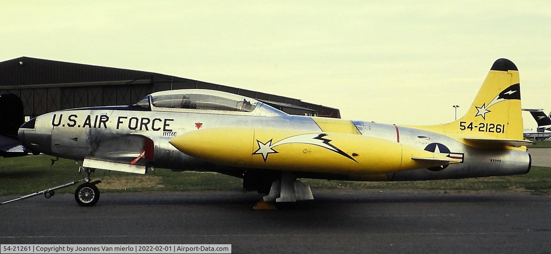 54-21261, Lockheed T33 C/N 00000000, Slide scan