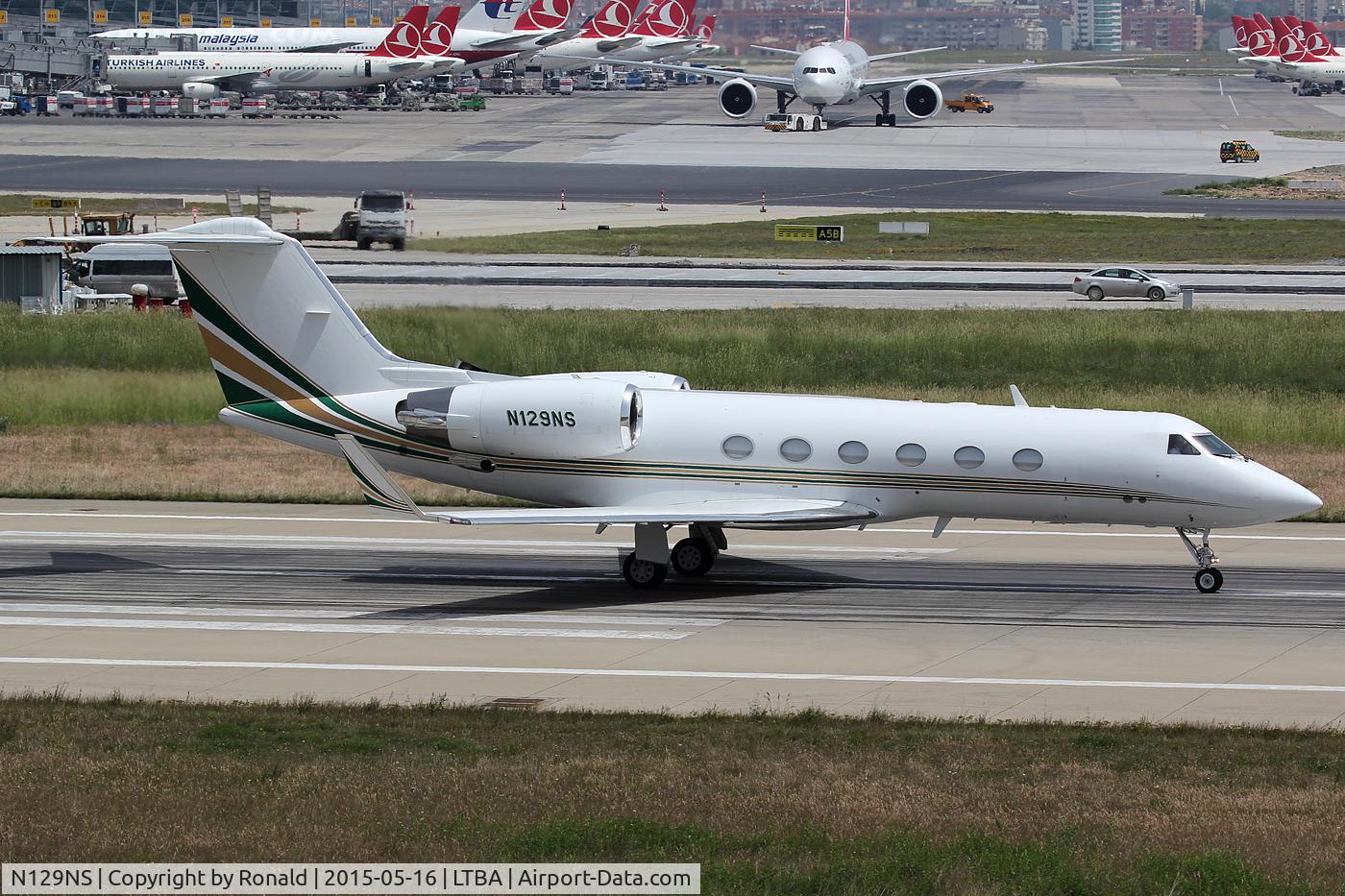 N129NS, 1995 Gulfstream Aerospace G-IV C/N 1281, at ataturk